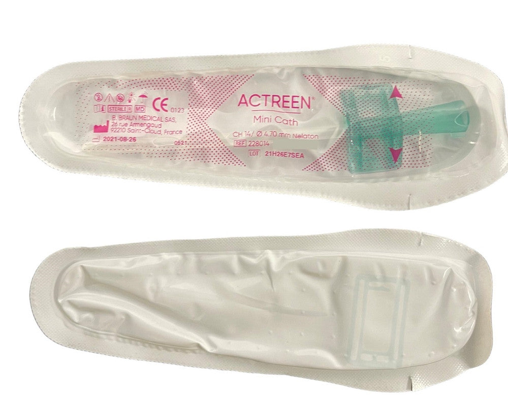 Mini Cath Set B. Braun Actreen Mini Catheter 14CH Female 9cm 228014AU | Medisa