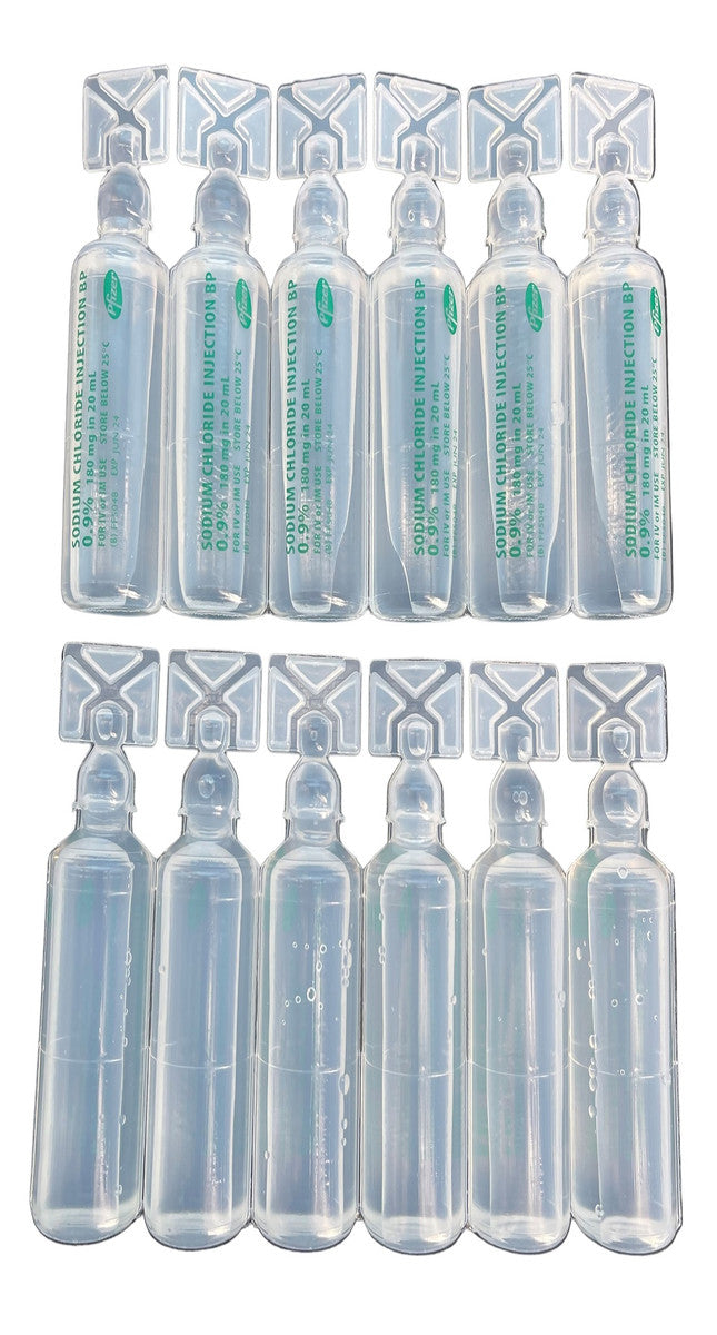 Sodium Chloride INJECTION Solution 0.9% Sterile 20ml Box of 30