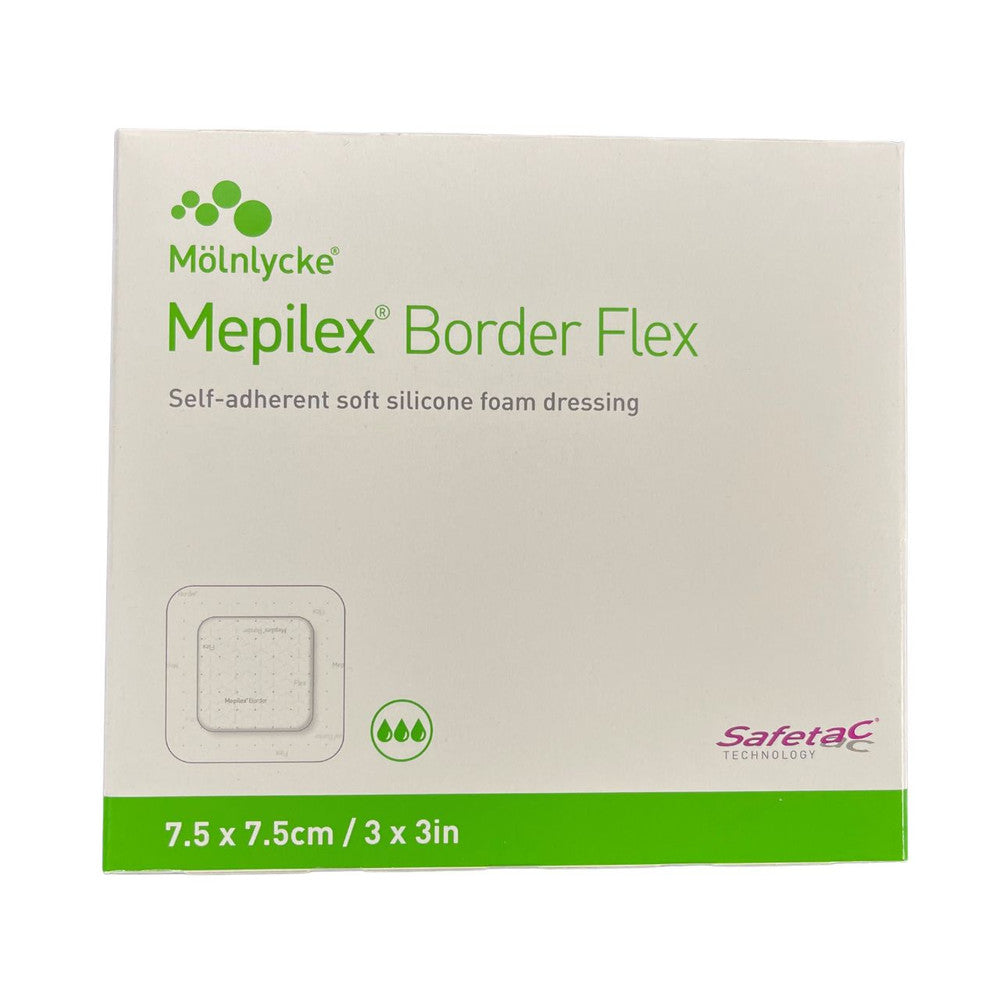 Molnlycke Mepilex Border Flex Soft Silicone Foam Dressing All Sizes