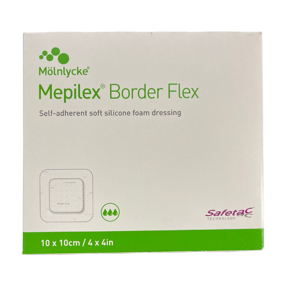 Molnlycke Mepilex Border Flex Soft Silicone Foam Dressing All Sizes