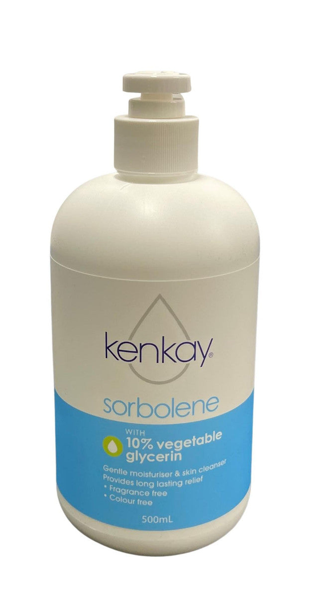 Kenkay Sorbolene Glycerine Cream 500G Pump Pack K1106 each