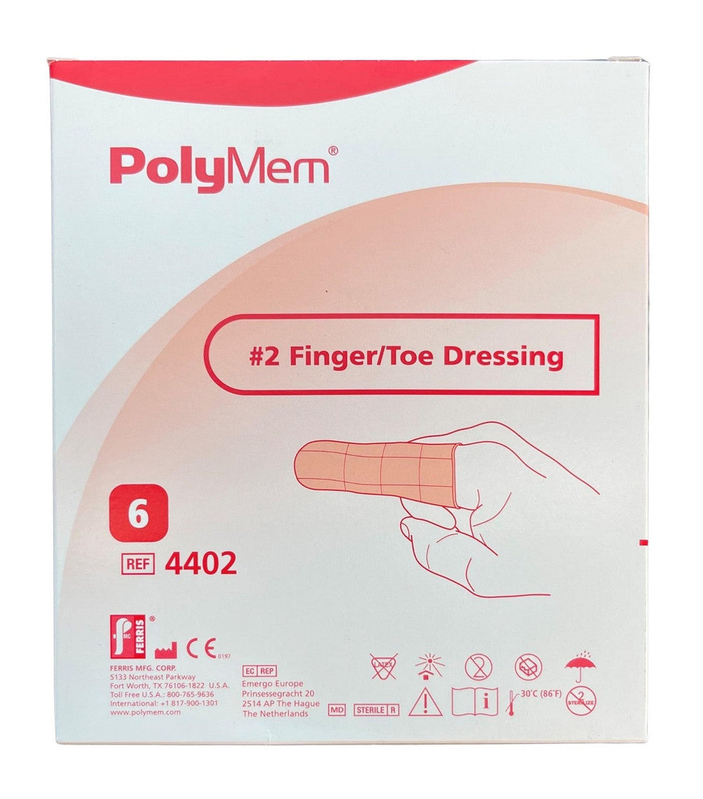 Polymem Finger Toe Dressing All Sizes