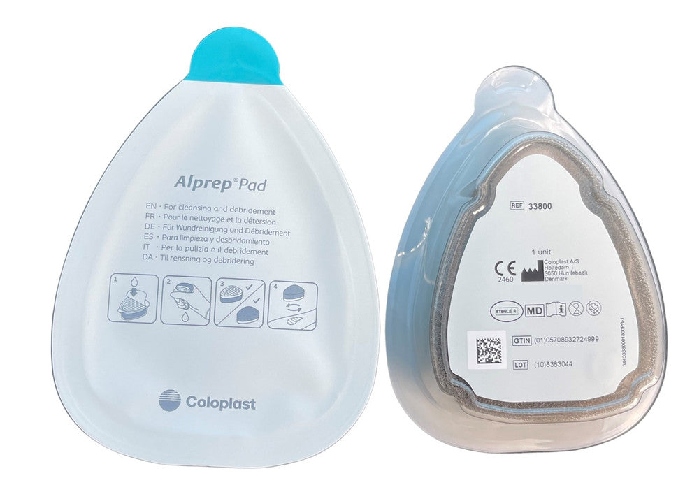 Coloplast Alprep Pad 7 x 9 x 3.2cm All Packaging