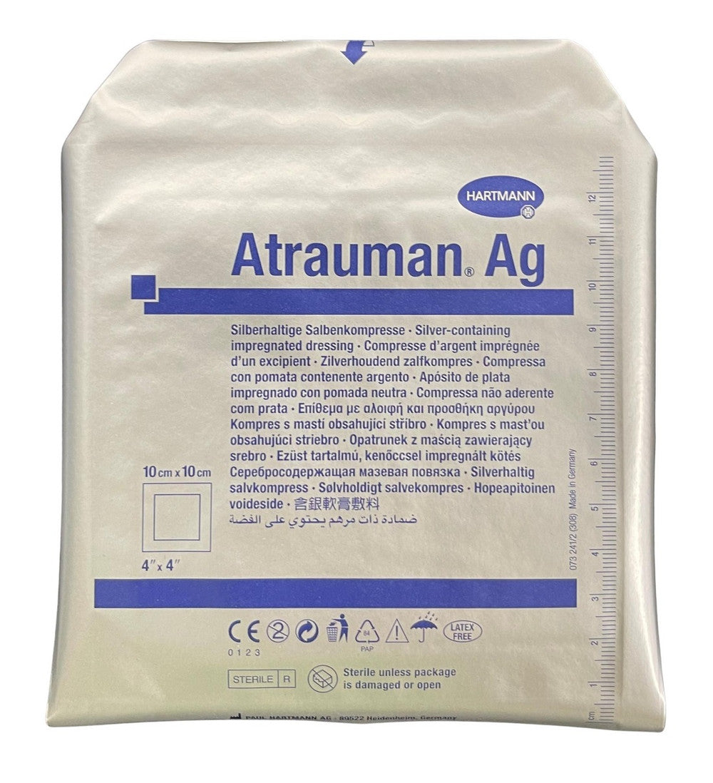 Hartmann Atrauman Ag Silver Wound Contact Layer Dressing All Sizes