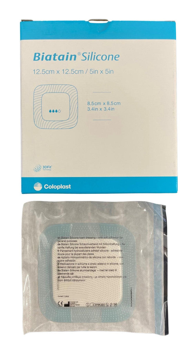 Coloplast Biatain Silicone Foam Dressing 12.5Cm x 12.5Cm 33436