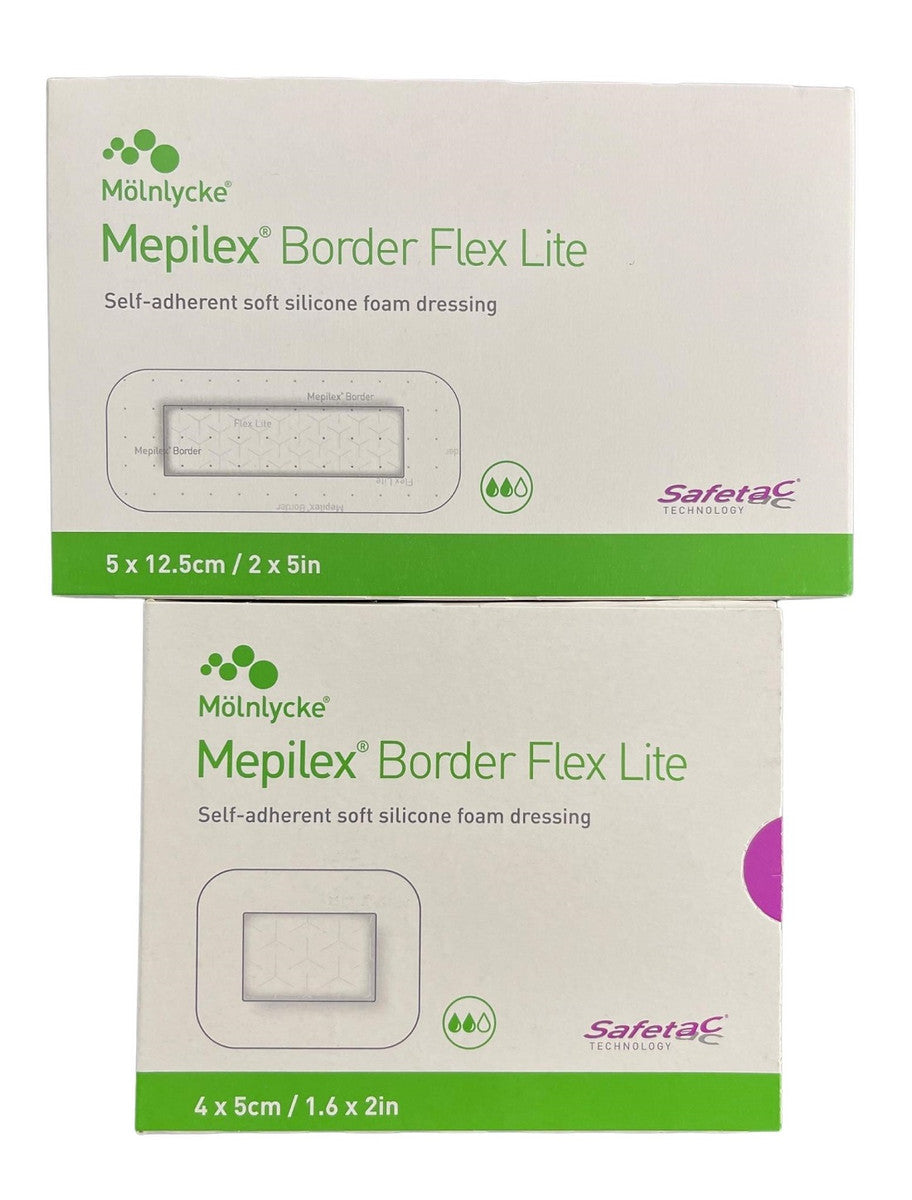 Molnlycke Mepilex Border Flex Lite Foam Dressing All Sizes