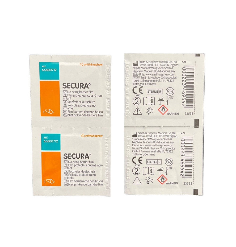 Smith & Nephew Secura No Sting Barrier Film Wipe 1ml