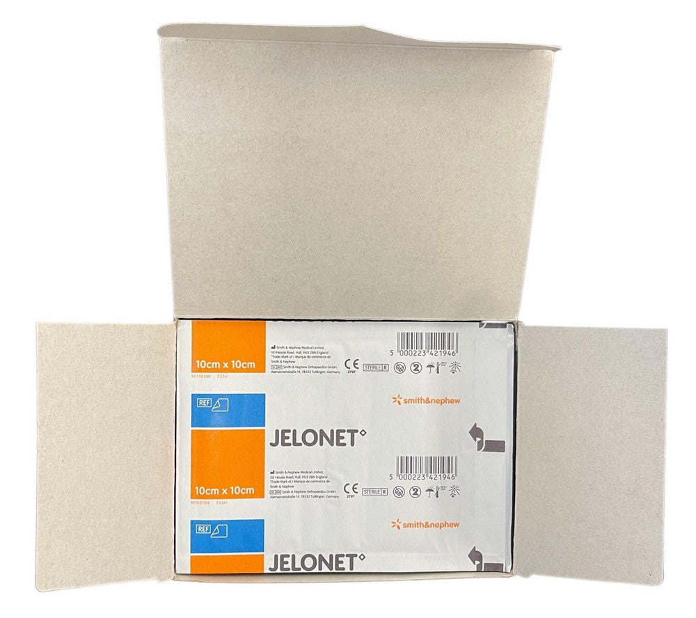 Smith & Nephew Jelonet Non Medicated Paraffin Gauze Dressing 10cmx10cm