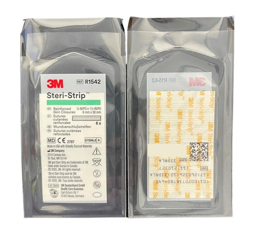 3M Steri Strips 6mm x 38mm Reinforced Skin (R1542) - EACH