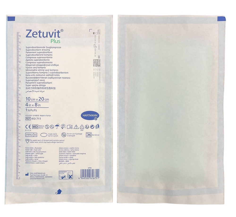 Hartmann Zetuvit Plus Dressing All Sizes