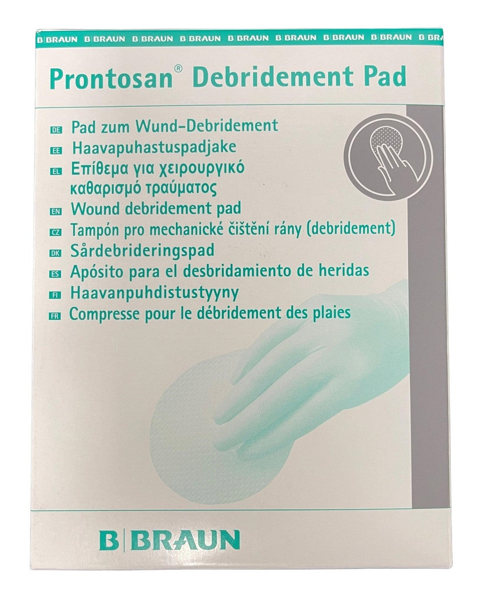 B. Braun Prontosan Debridement Pad 12.76 x 9.2cm All Packaging