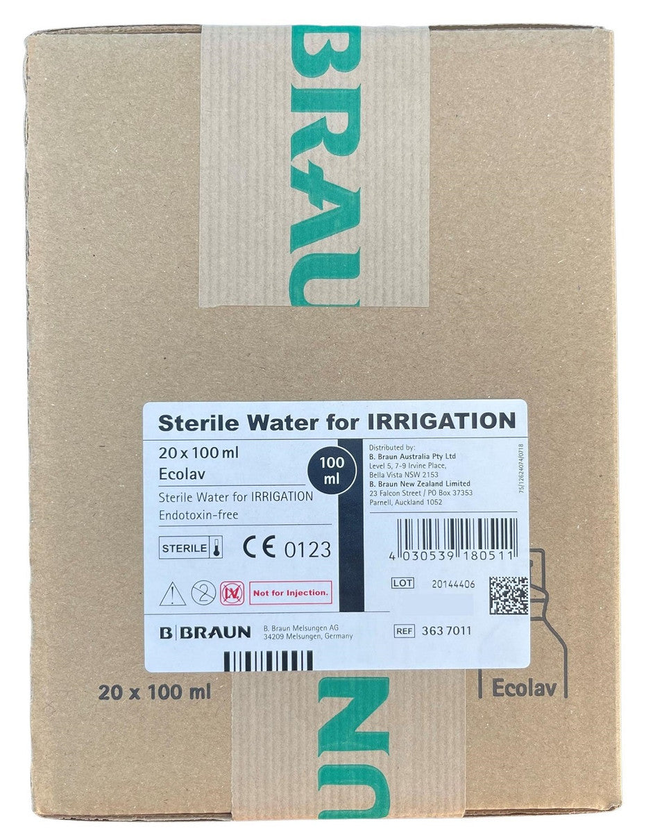 B. Braun Ecolav Sterile Water For Irrigation 100ml