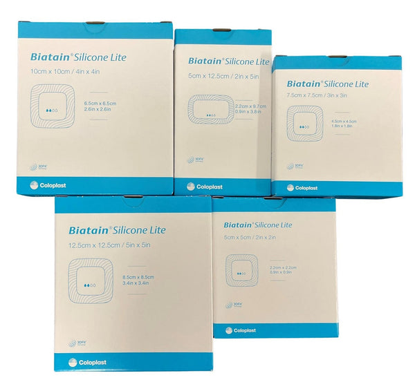Coloplast Biatain Silicone Lite Adhesive Foam Dressing