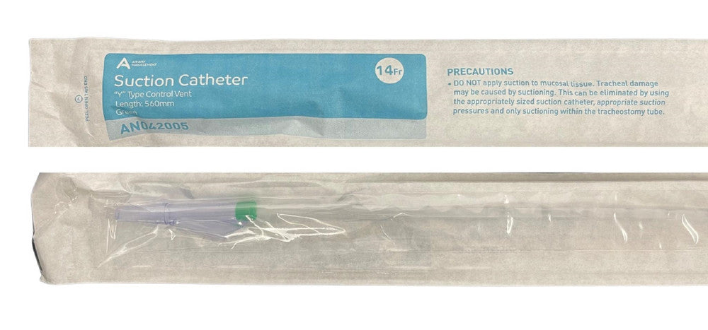 MDevices Suction Catheter Y Type Control Vent All Sizes