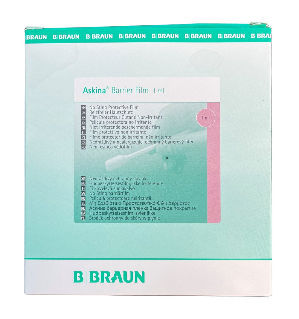 B. Braun Askina Barrier Film Swabs Breathable Skin Barrier 1ml