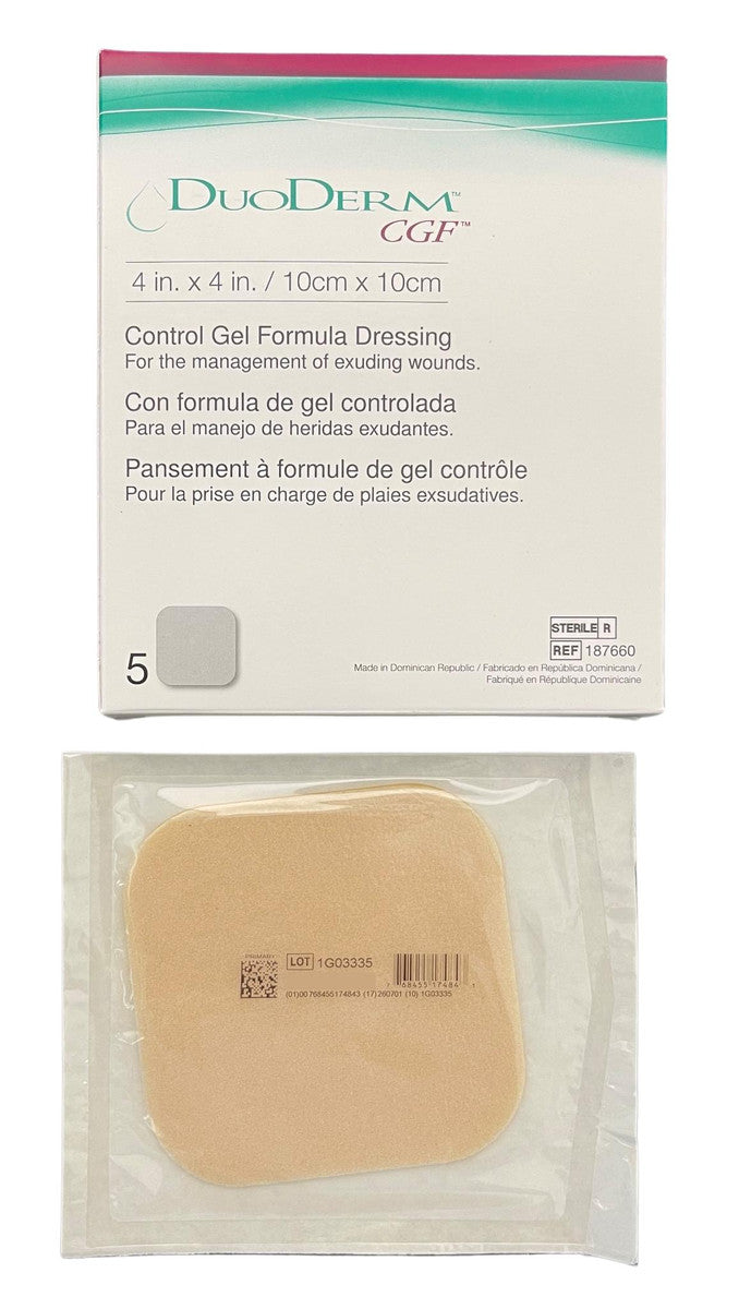 ConvaTec Duoderm Dressing 10Cm X 10Cm Cgf Moisture Retentive 187660