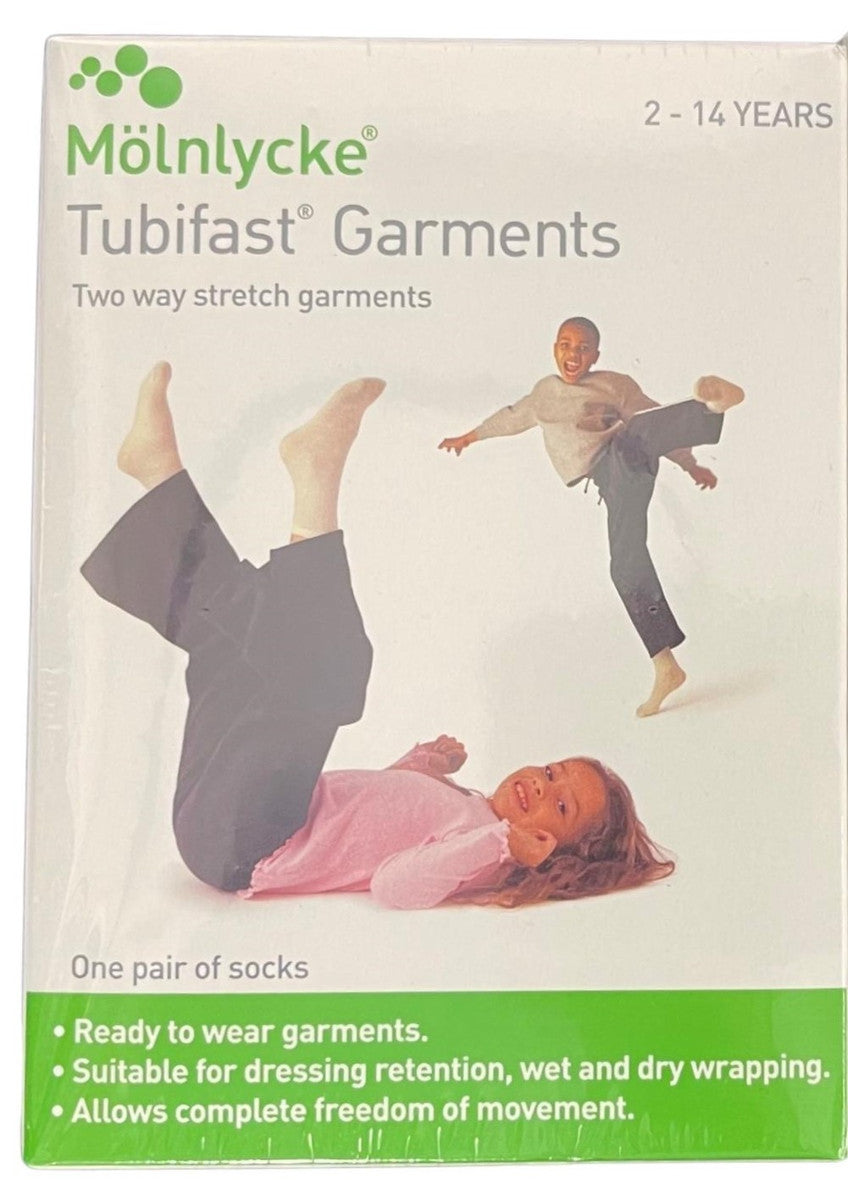 Molnlycke Tubifast Garment Socks Pair 2 14 Years All | Medisa