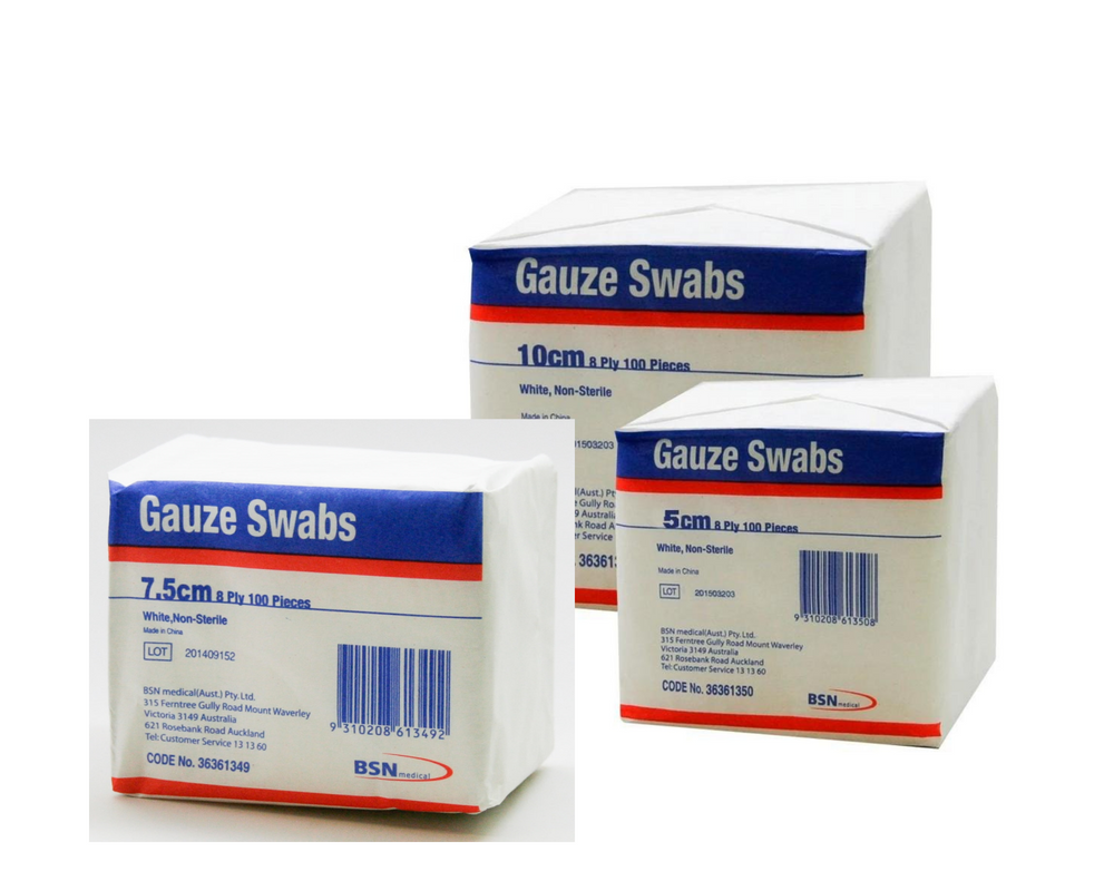 BSN Gauze Swab 8 Ply Non Sterile White 100pcs/pkt