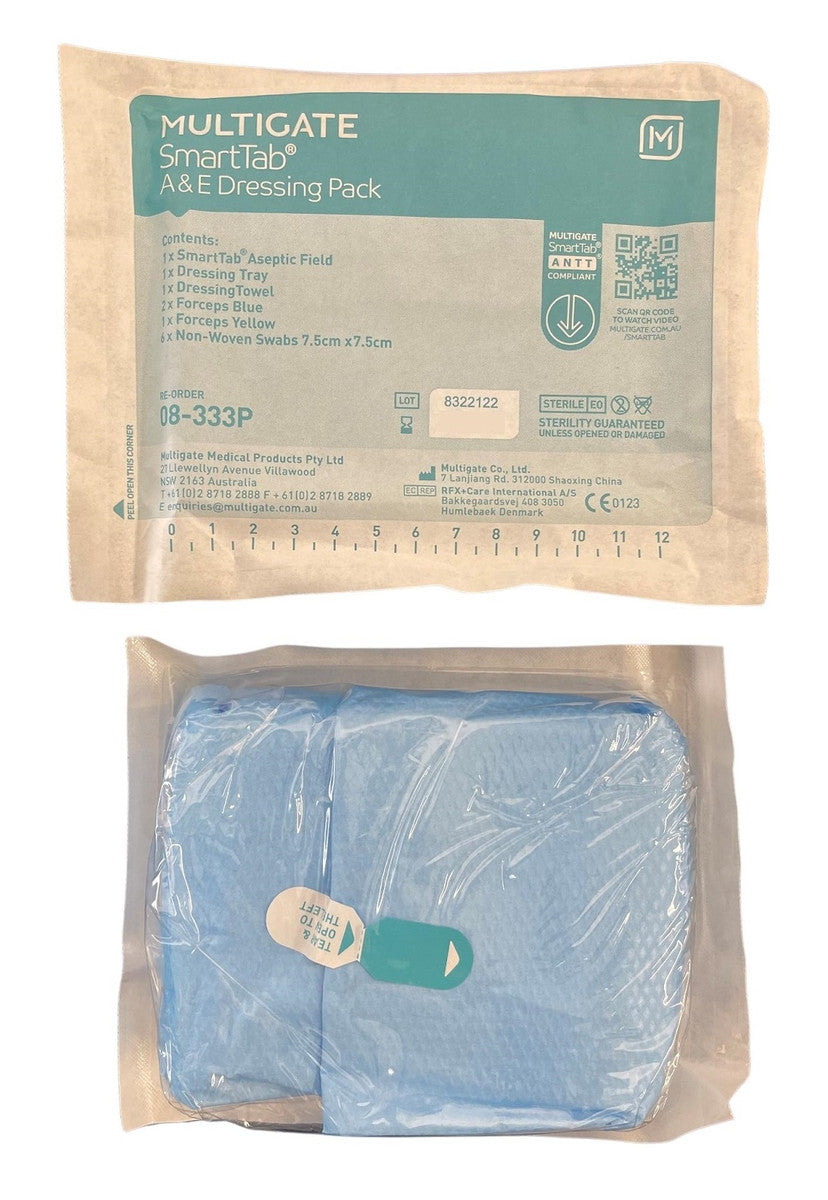 Multigate Multisorb Dressing SmartTab Basic Dressing Pack Sterile Peel Packs Single Use | Medisa