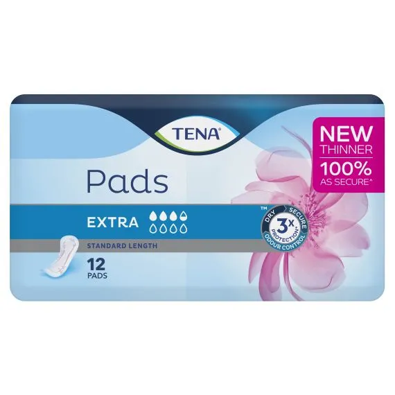 Tena Pads Extra Standard Length 275x106mm 245ml (760783)