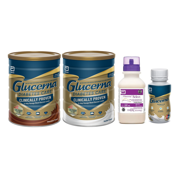 Glucerna (Vanilla/ Chocolate, 220mL/ 500mL/ Powder 800g)