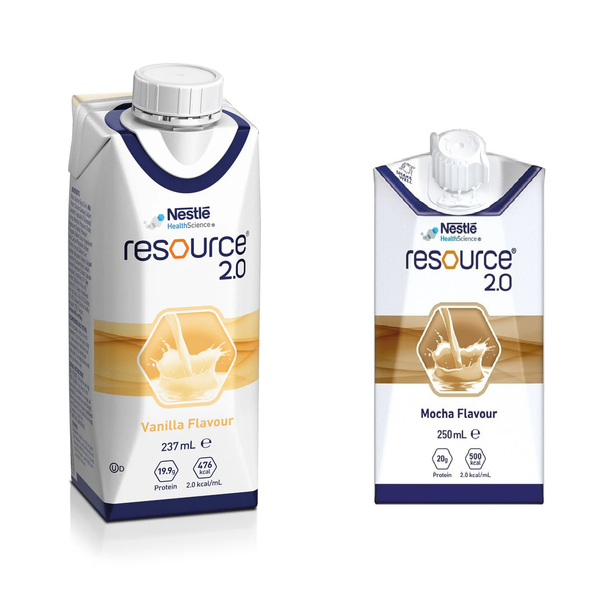 Nestle Resource 2.0, Vanilla 237mL / Mocha 250mL