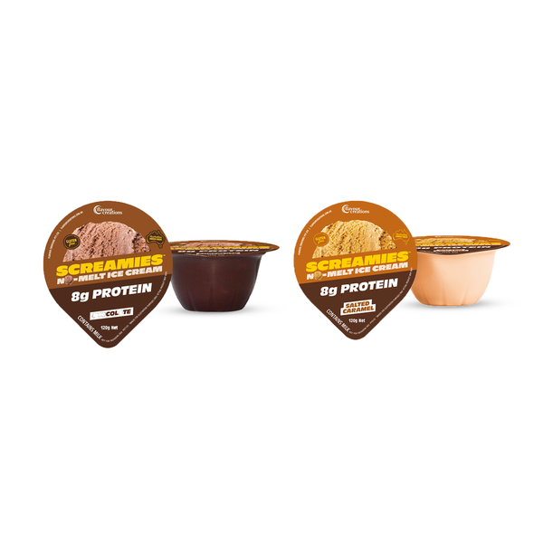 Flavour Creations Screamies No Melt Protein (8g) Ice Cream 120gm Cup - All Flavours