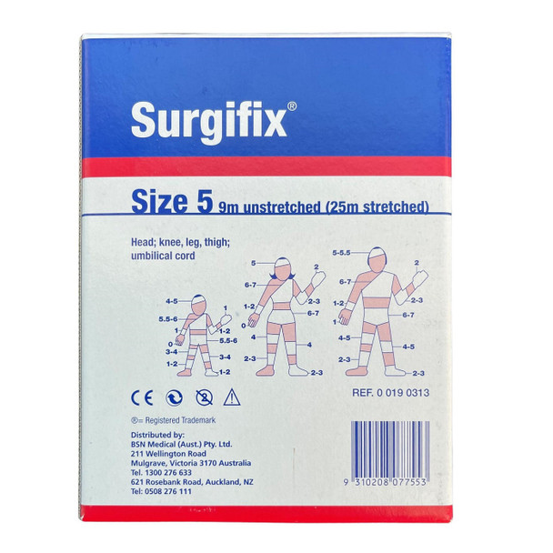 BSN Surgifix Tubular Elastic Net Bandage Unstretched - All Sizes