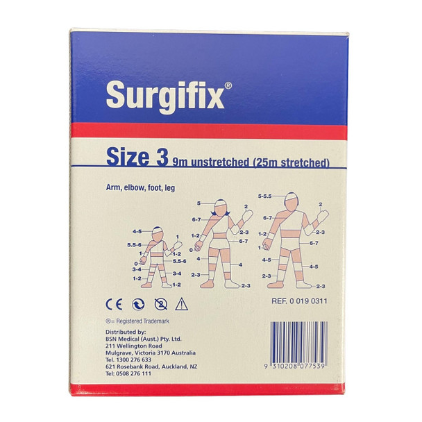 BSN Surgifix Tubular Elastic Net Bandage Unstretched - All Sizes