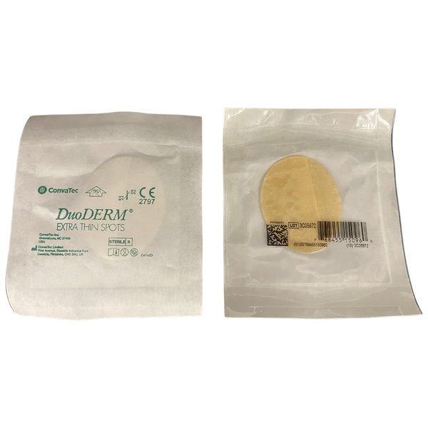 ConvaTec Duoderm Thin Spot Oval Dressing Extra 40mm 4.4cm x 3.8cm (651045)