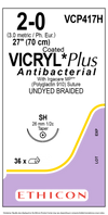 Ethicon Coated VICRYL Plus Antibacterial (polyglactin 910) Suture Taperpoint