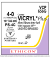 Ethicon Coated VICRYL Plus Antibacterial (polyglactin 910) Suture PRIME Reverse Cutting