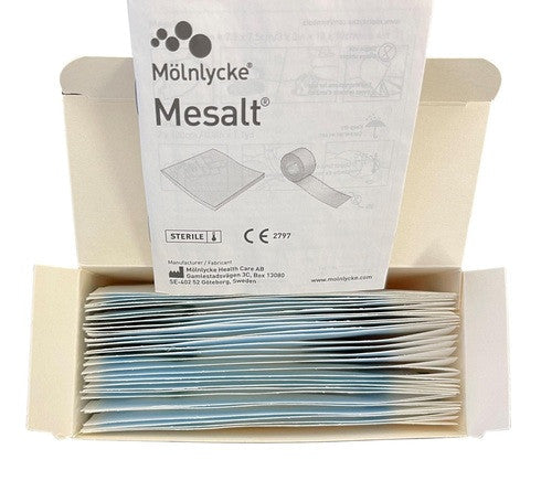 Molnlycke Mesalt Sodium Chloride Dressing All Sizes