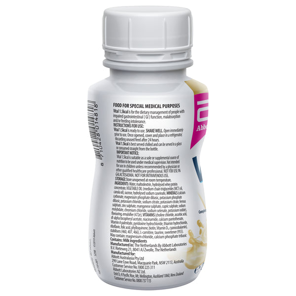 Vital 1.5Kcal Ready To Drink Vanilla 200mL (2288272)