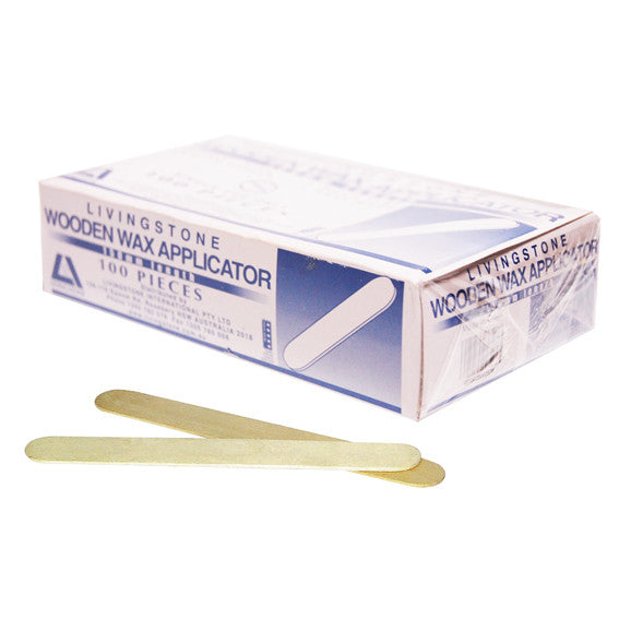 Biodegradable Wooden Wax Applicator 150x17x1.6mm 100 per Box