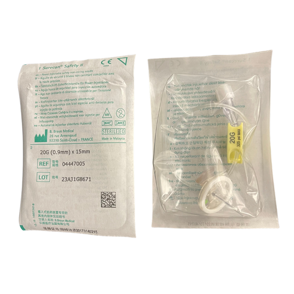 B. Braun Surecan Safety II without "Y" 20G x 15mm (4447005 ) - Box of 20