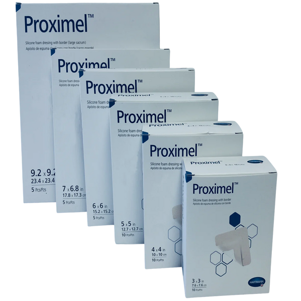 Hartmann Proximel Silicone Foam Dressing With Border - All Models
