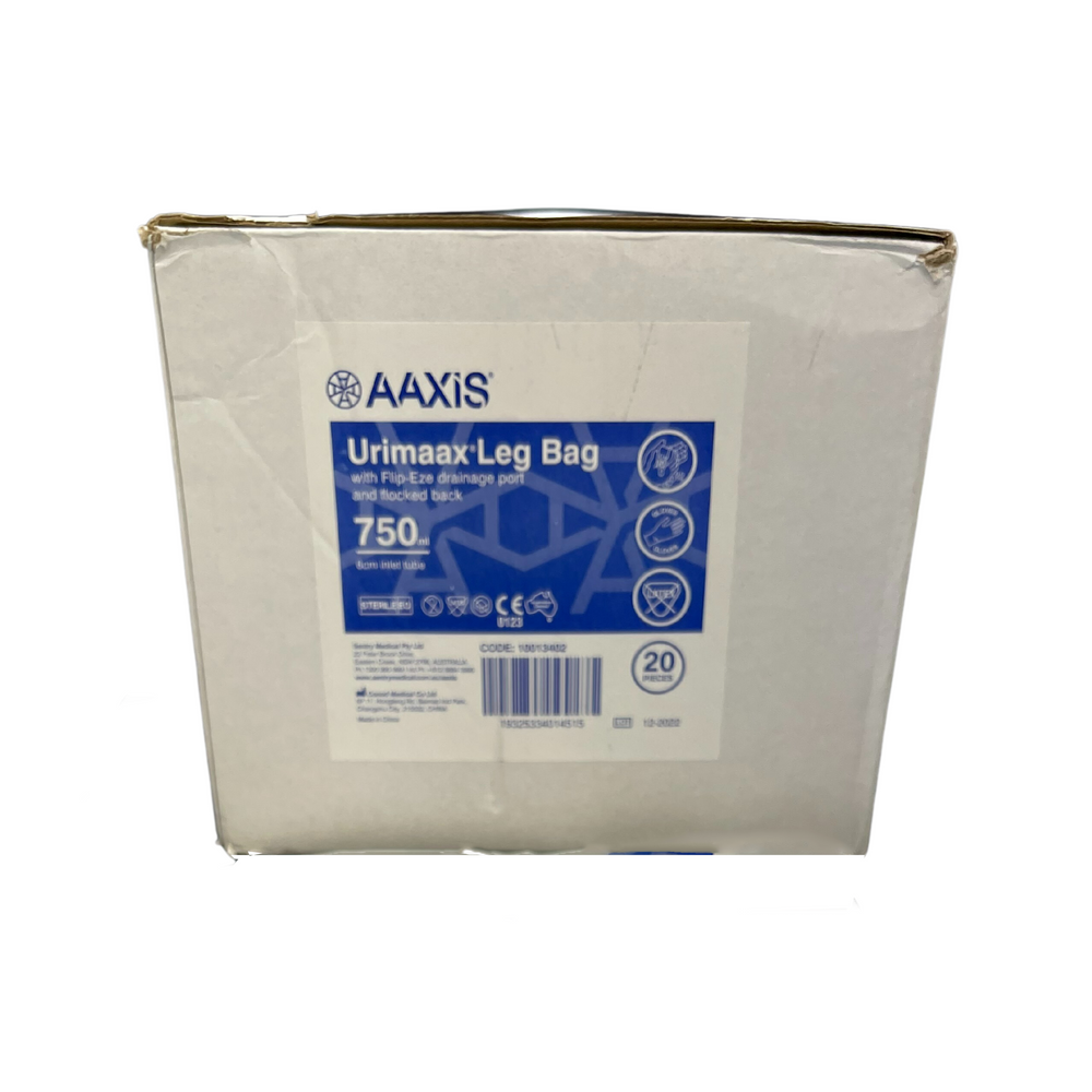 Aaxis Leg Bag 750Ml Sterile 6Cm Tube Flip Flo 10013402