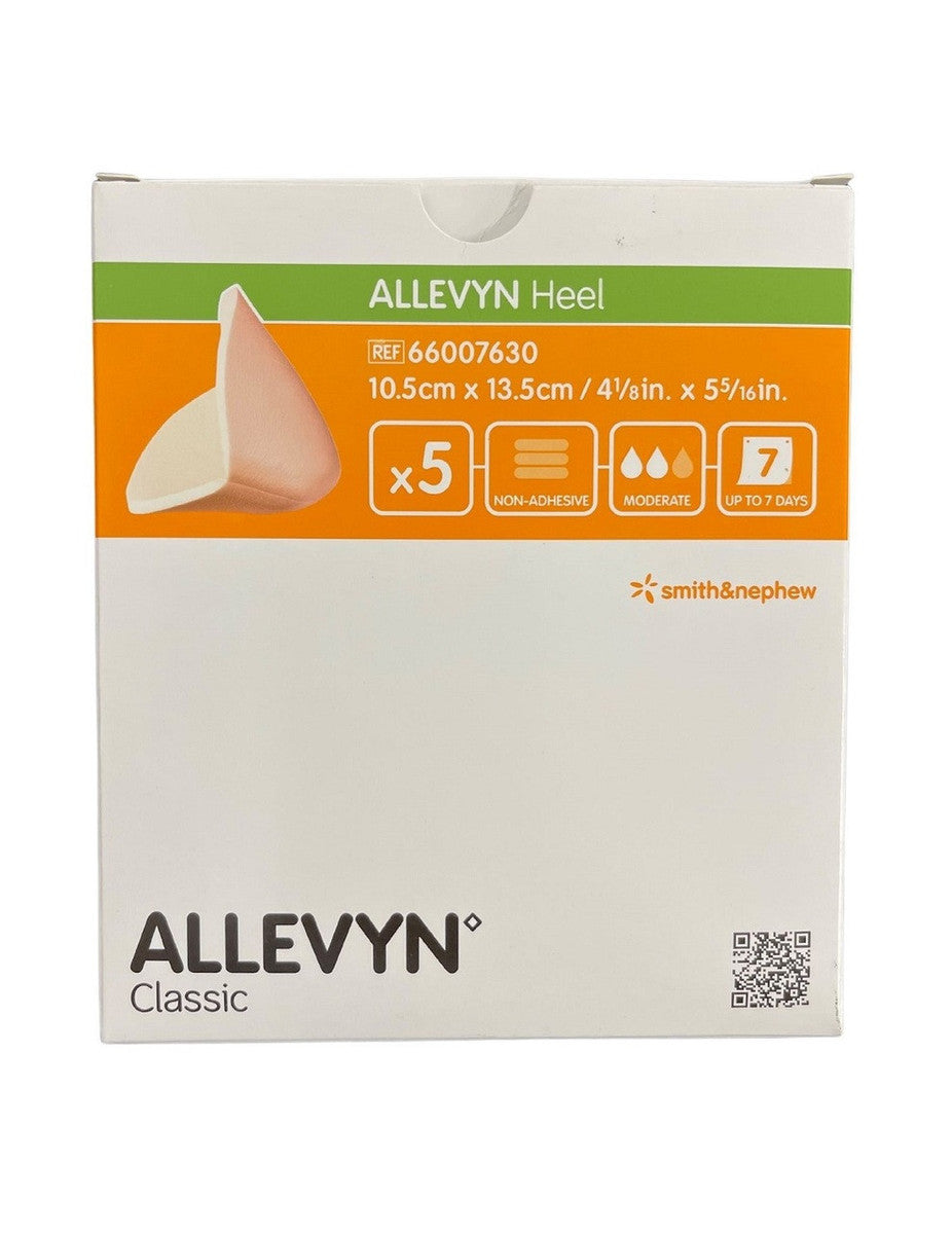 Smith & Nephew Allevyn Heel Shaped Foam Dressing Size 10.5cmx13.5cm