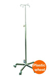  Intravenous IV Pole Stand, 4 Prong , Stainless steel construction Each