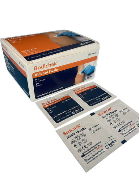 Bodichek Alcohol Swab 3x6cm, 200pcs / Pack (13001500)