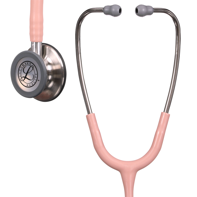 3M Littmann Classic III Stethoscope, Stainless-finish Chestpiece, Champagne Rose(5910C), Marine Blue(5912C) - Box of 1