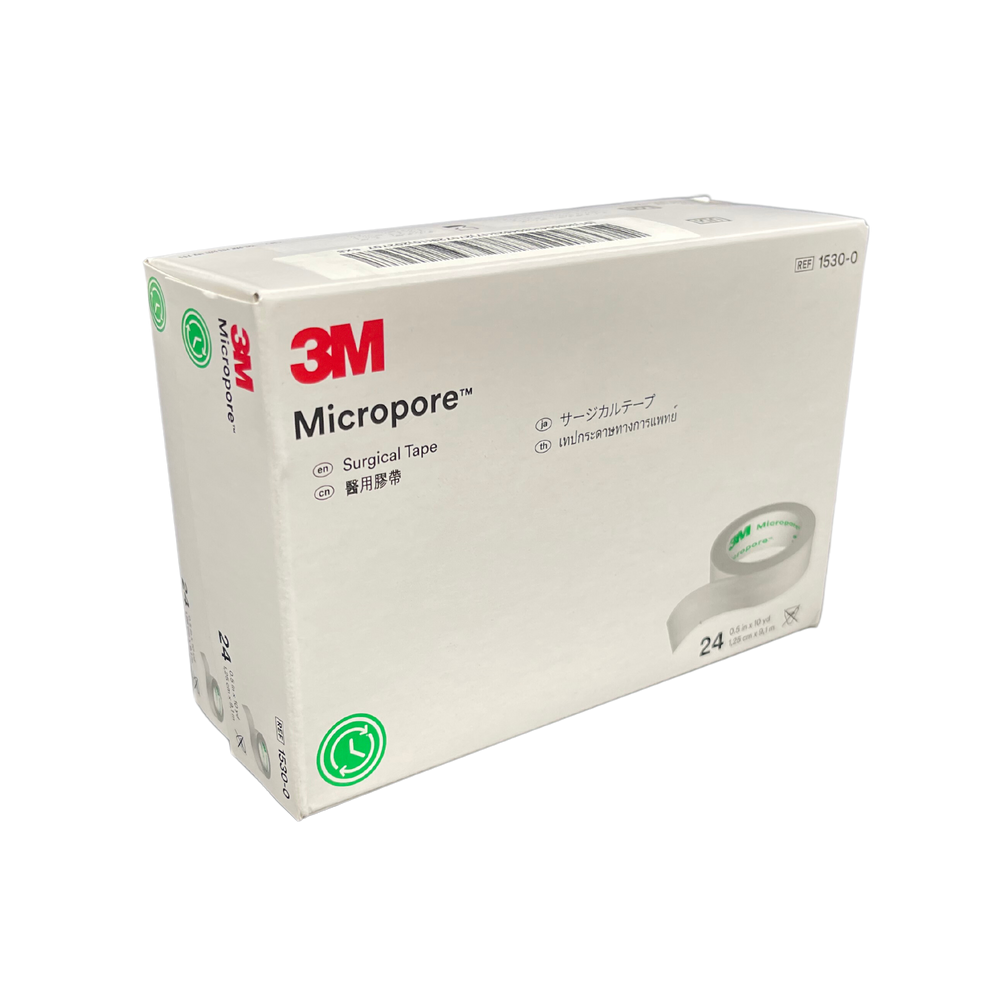 3M Micropore Surgical Paper Tape Latex Free 12mm x 9.1