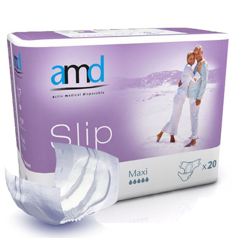 Cello Amd Slip Maxi Medium Waist 70-110Cm 3400mL Pkt X 20 Ipamd11025100 - Pack of 4