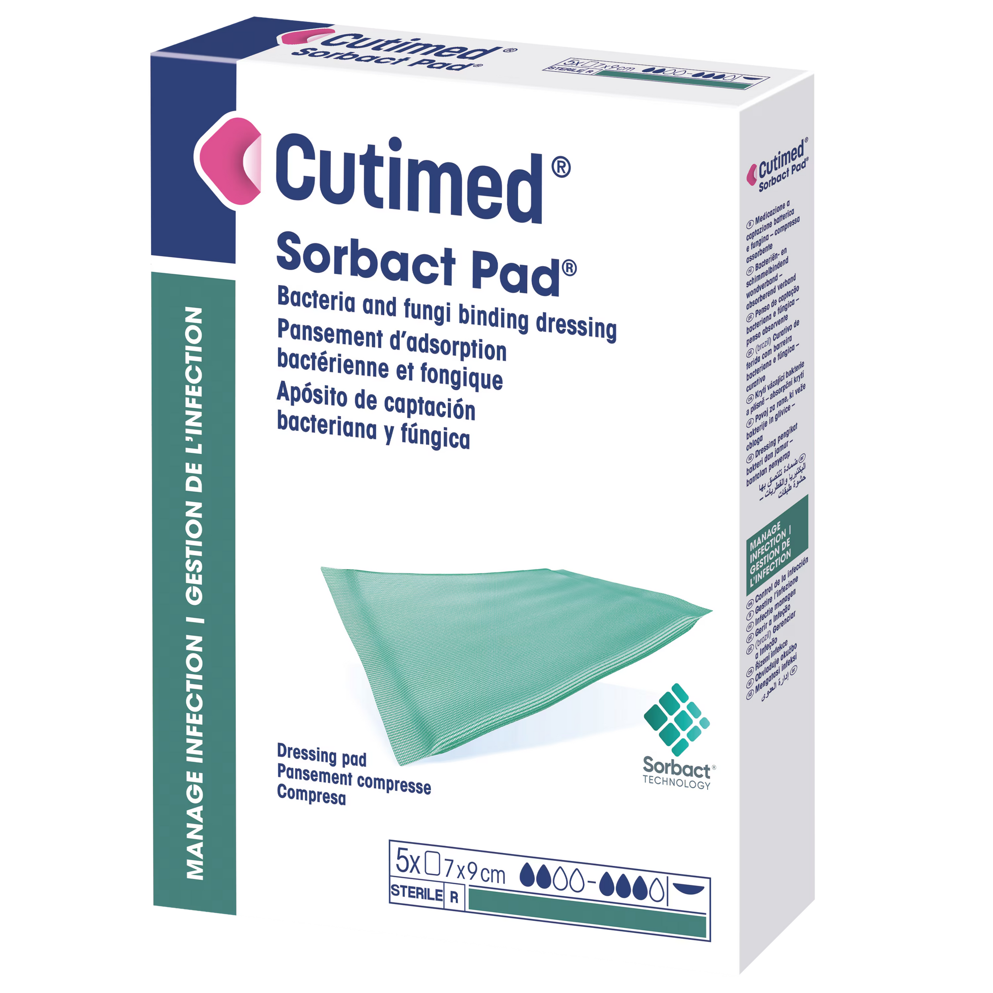 sorbact dressing Cutimed Siltec Cutimed Sorbact Swabbacteria and fungi