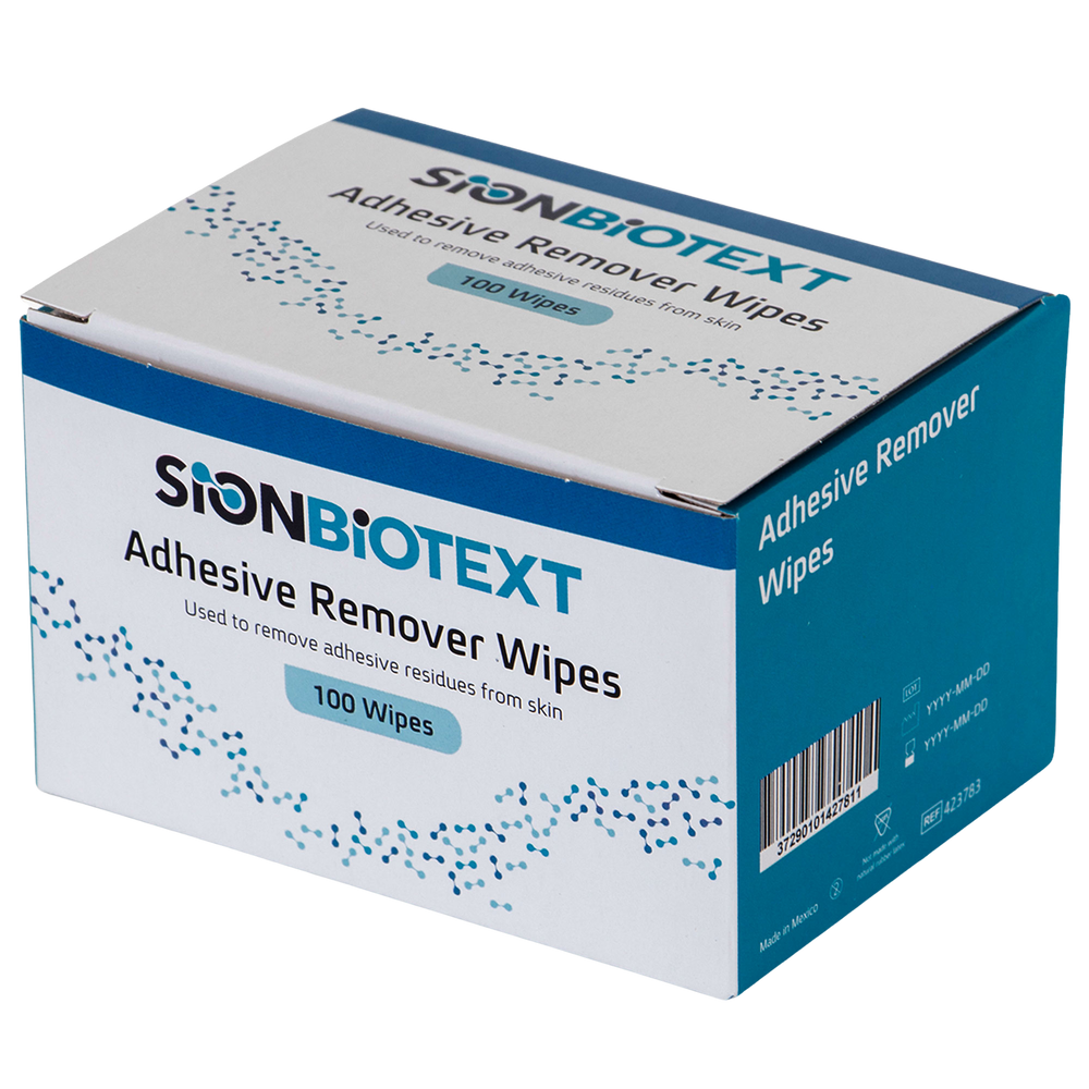 ConvaTec SionBiotext Adhesive Remover Wipes, Box of 100 (423783)