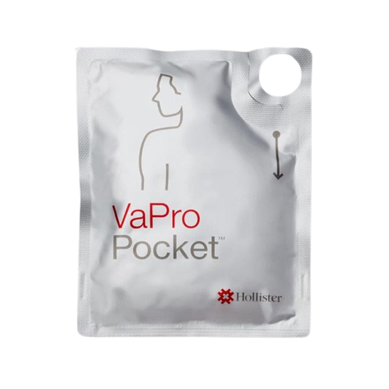 Hollister VaPro Pocket No Touch Intermittent Catheter, 14Fg Male, 40cm (70144)
