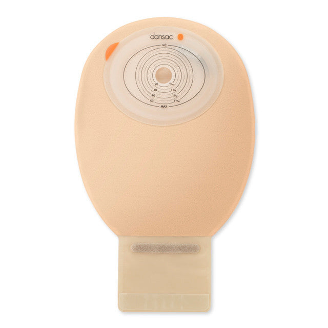 Dansac NovaLife TRE 1 Open Flat Pouches MAXI Clear Starter