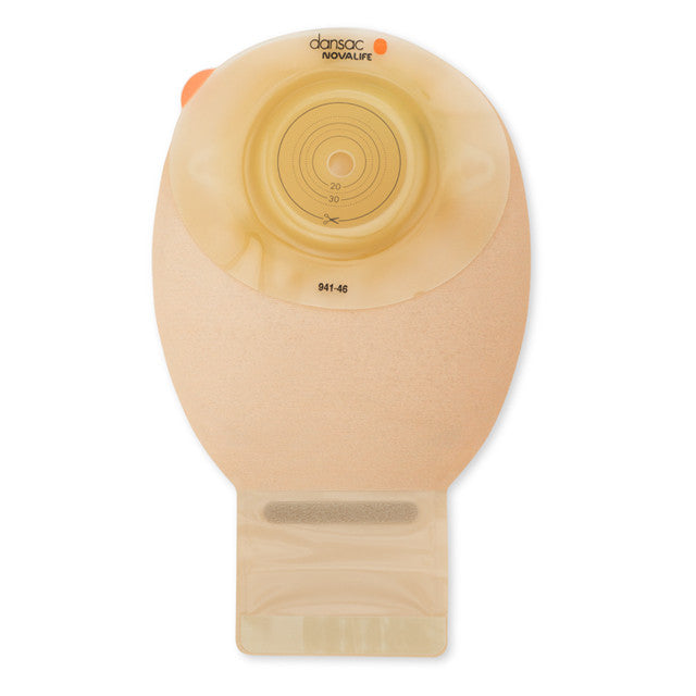 Dansac NovaLife GX 1 Open Firm Convex Pouches MIDI Clear