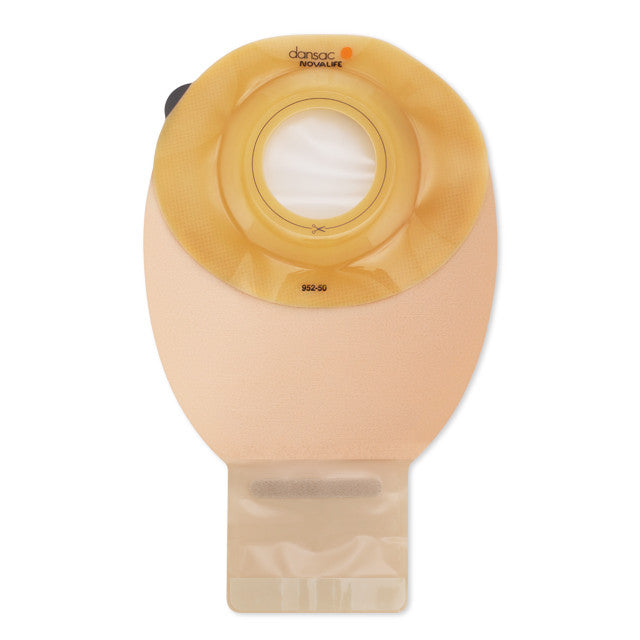 Dansac NovaLife GX+ 1 Open Firm Convex Pouches MAXI Clear